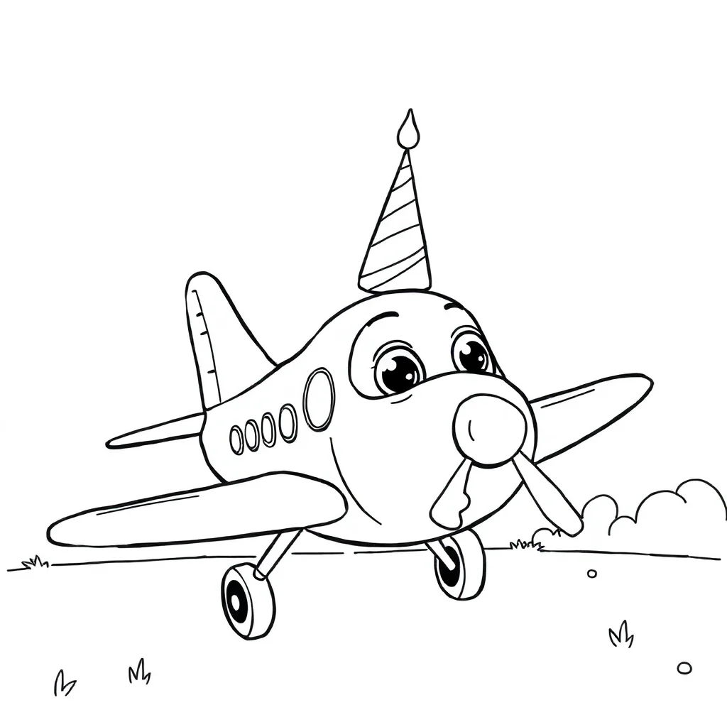 Airplanes coloring pages