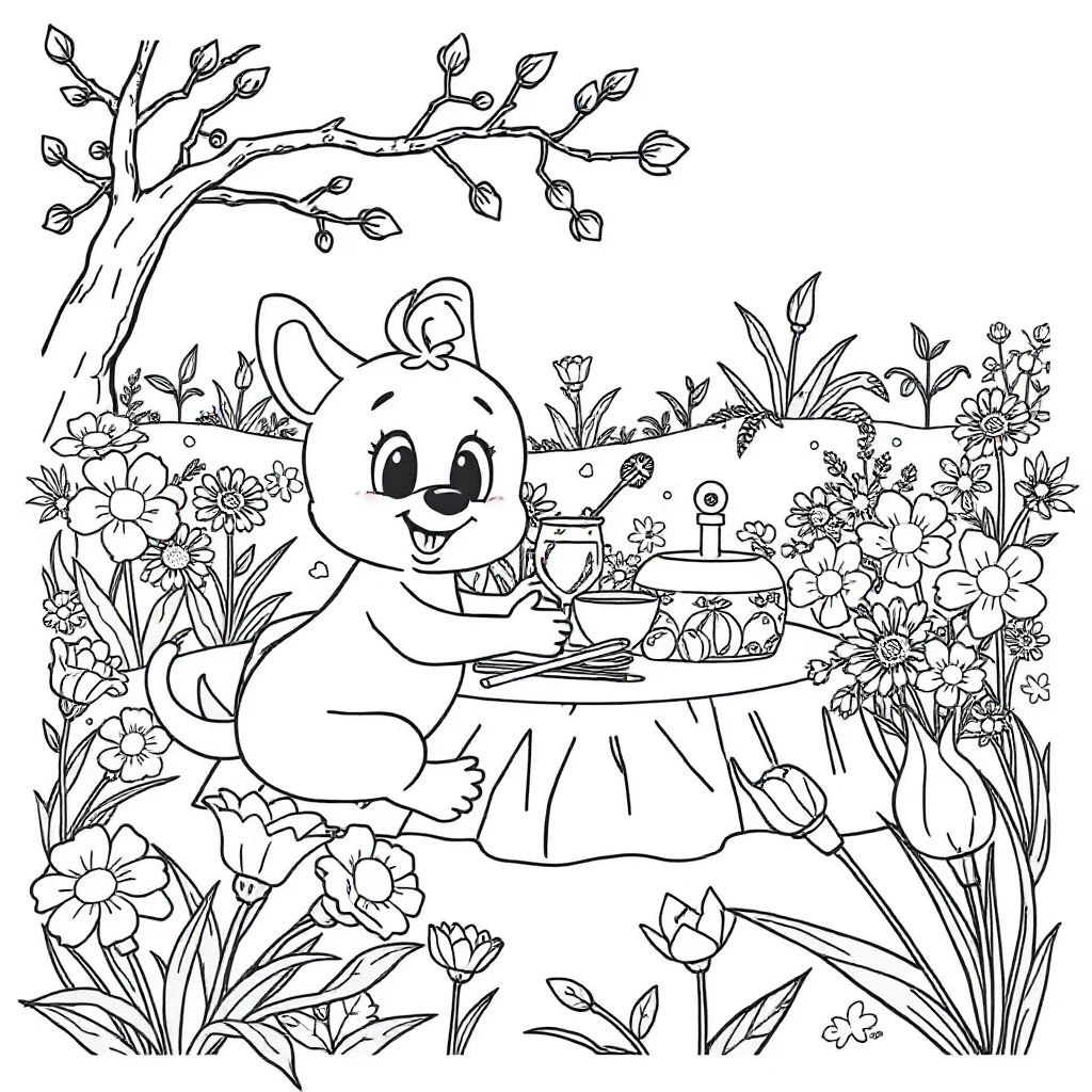 Bluey coloring pages