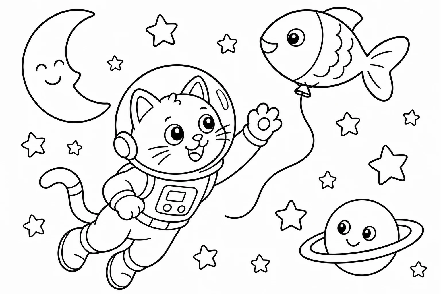 Cats coloring pages