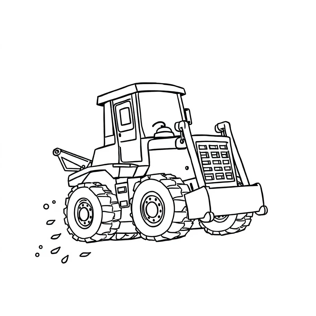 Construction Vehicles coloring pages