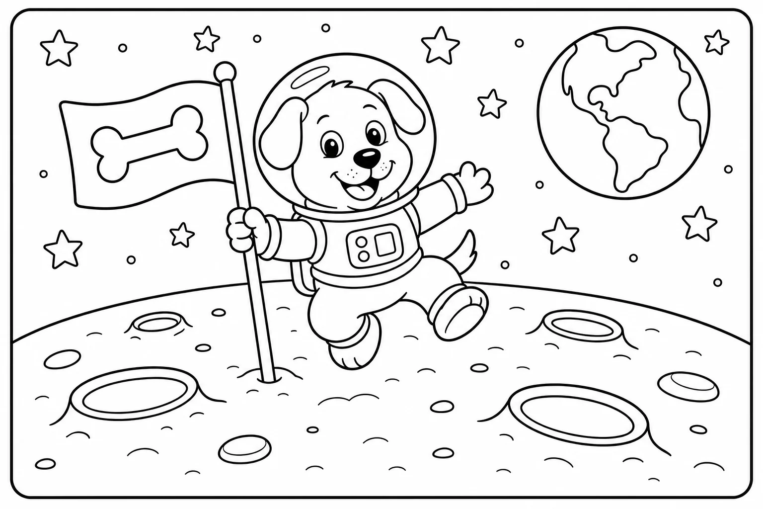 Dogs coloring pages