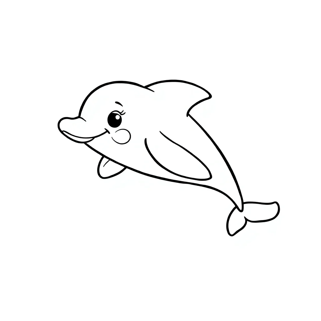 Dolphins coloring pages