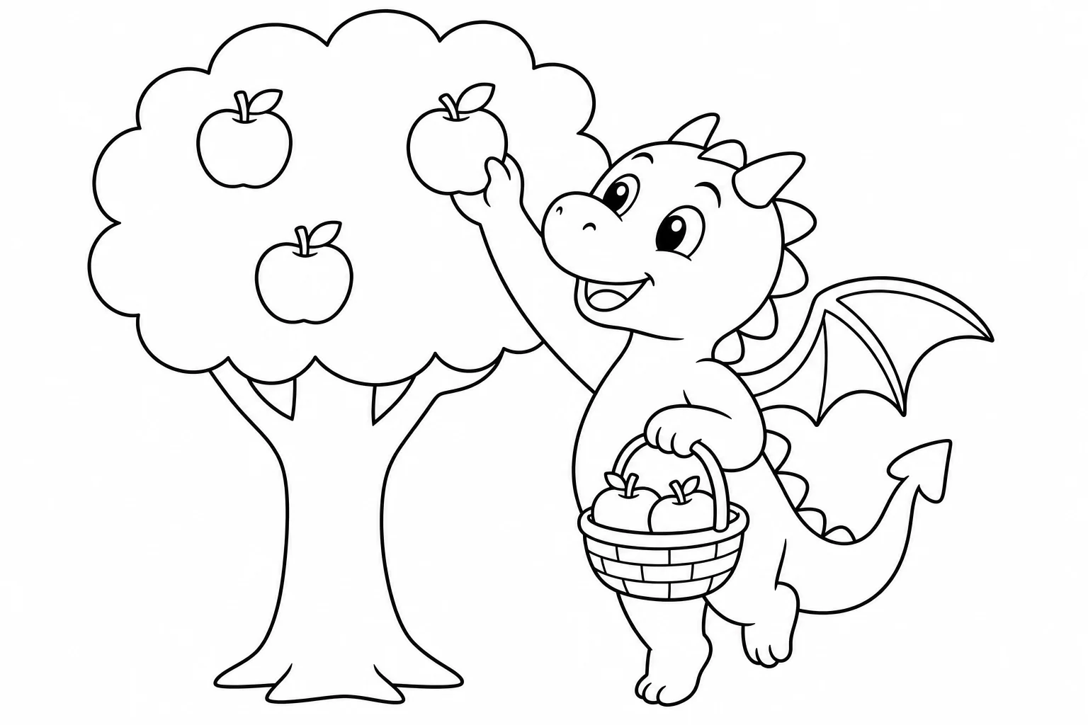 Dragons coloring pages