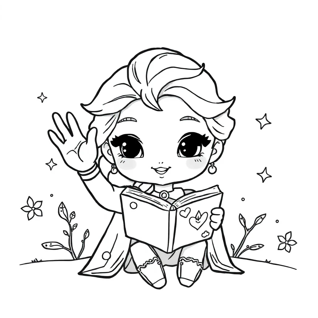Elsa coloring pages