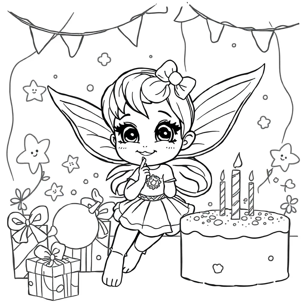 Fairies coloring pages