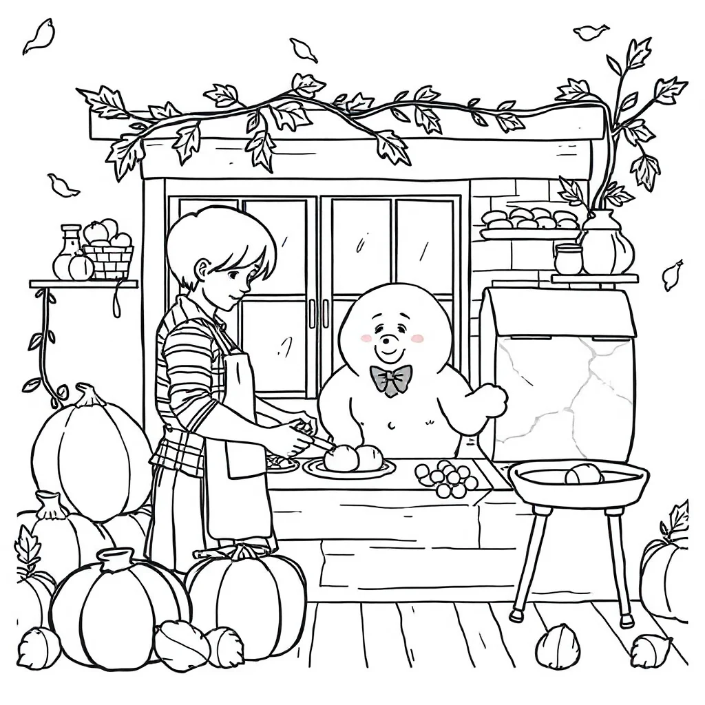 Fall coloring pages