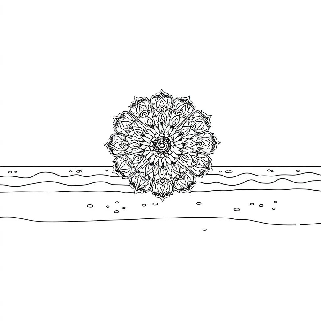 Floral Mandalas coloring pages