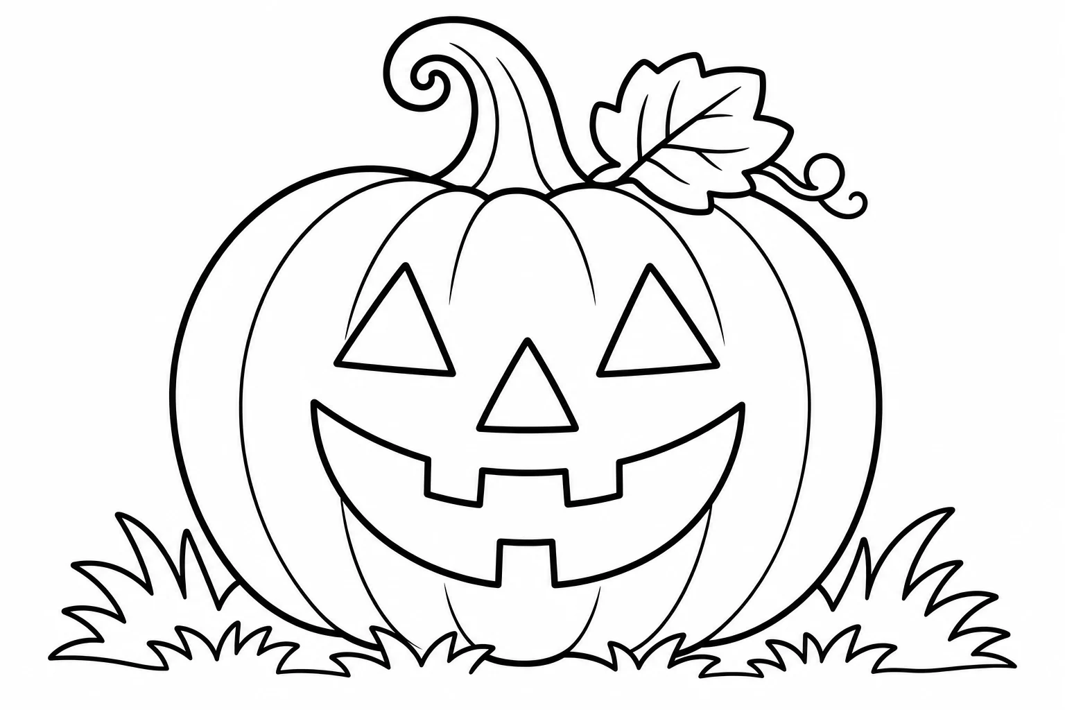 Halloween jack o lantern — classic halloween coloring page (ages 5–10)