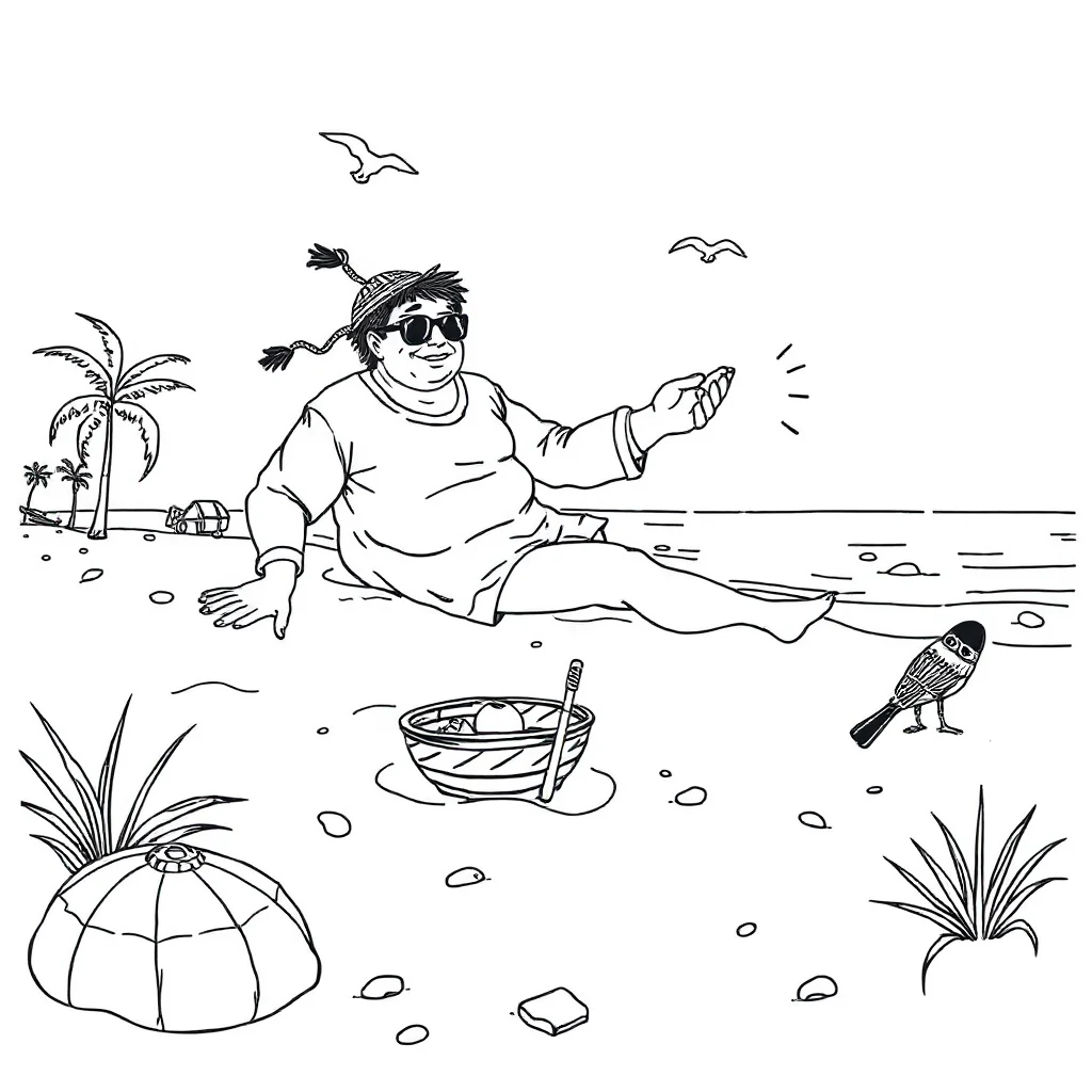 Landscapes coloring pages