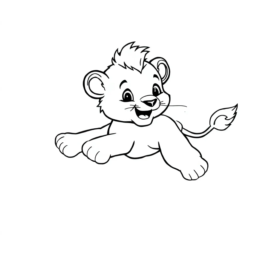Lions coloring pages