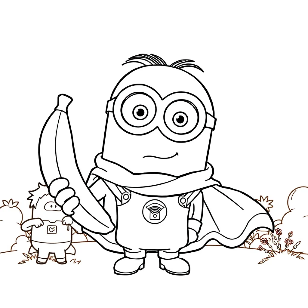 Minions coloring pages