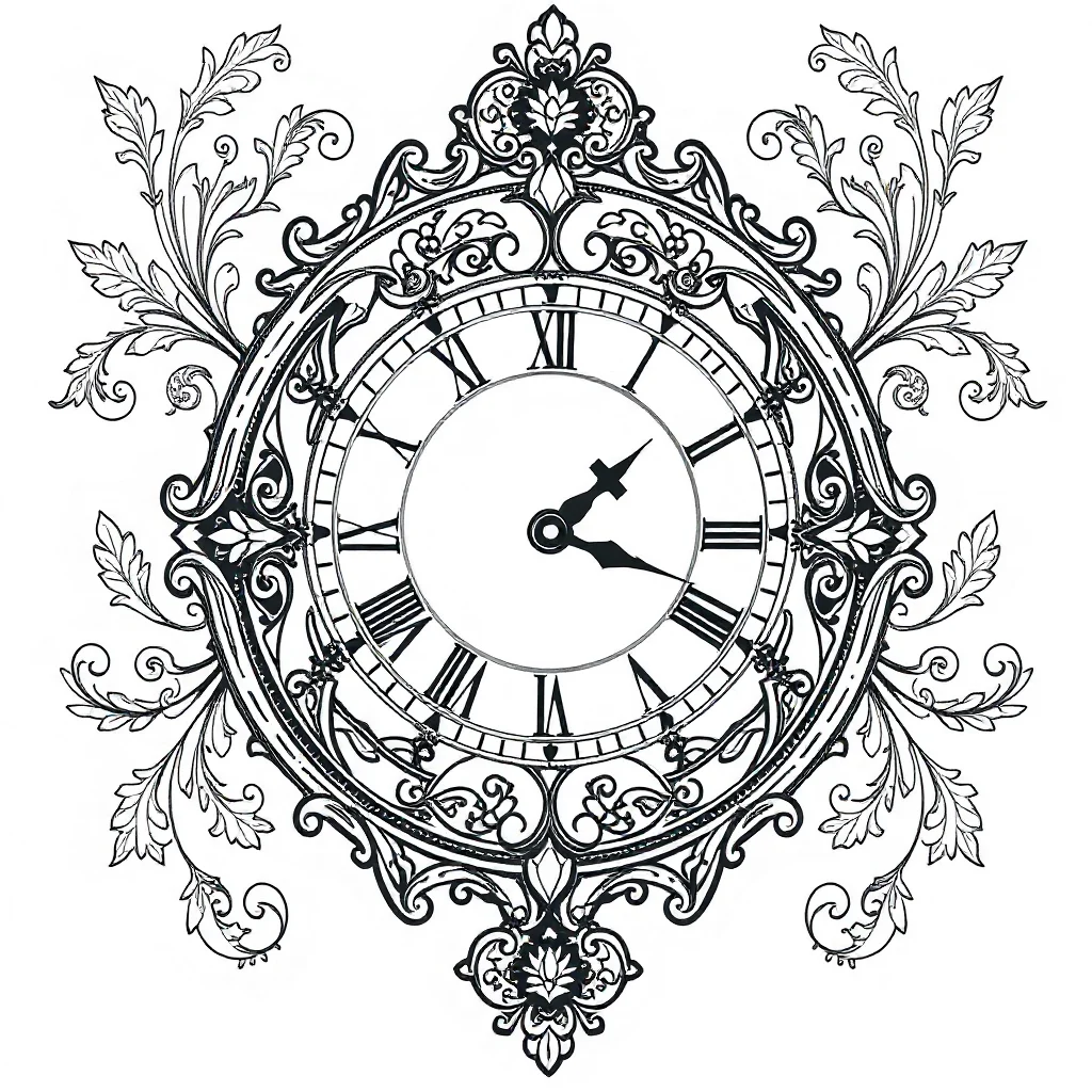 New Year coloring pages