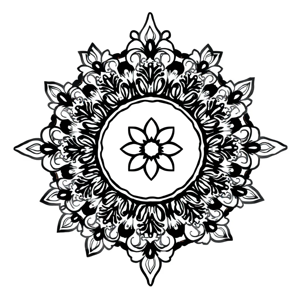 Paisley an ornate paisley design — easy paisley coloring page (ages 2–5)