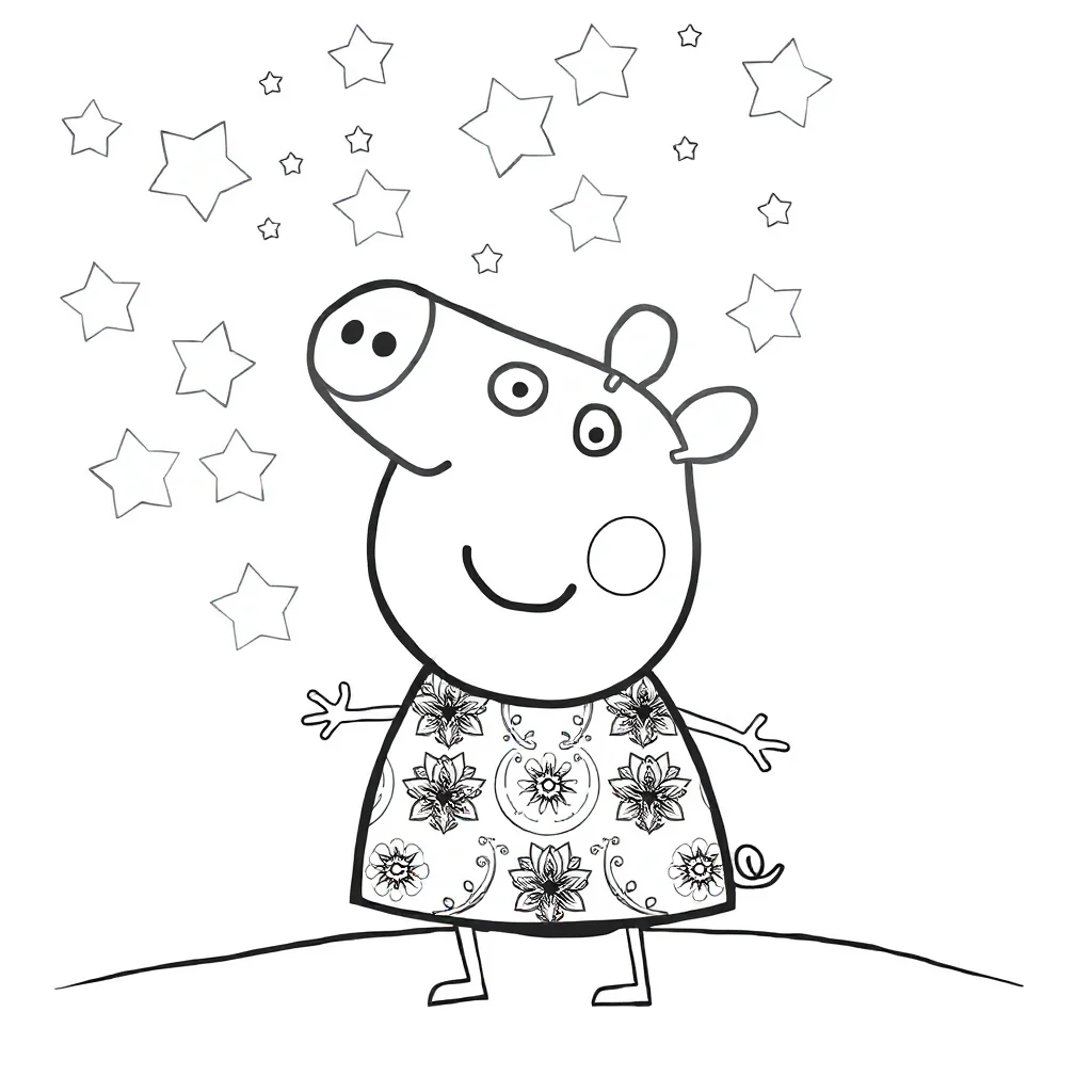Peppa Pig coloring pages