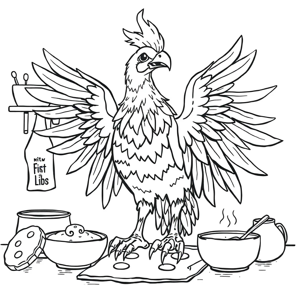 Phoenix coloring pages