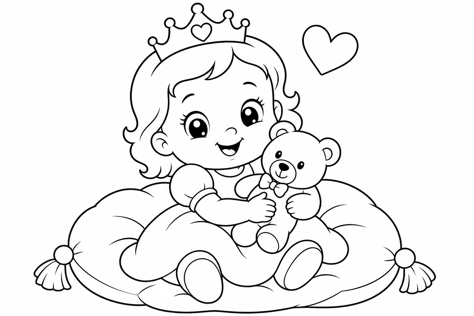 Princesses coloring pages