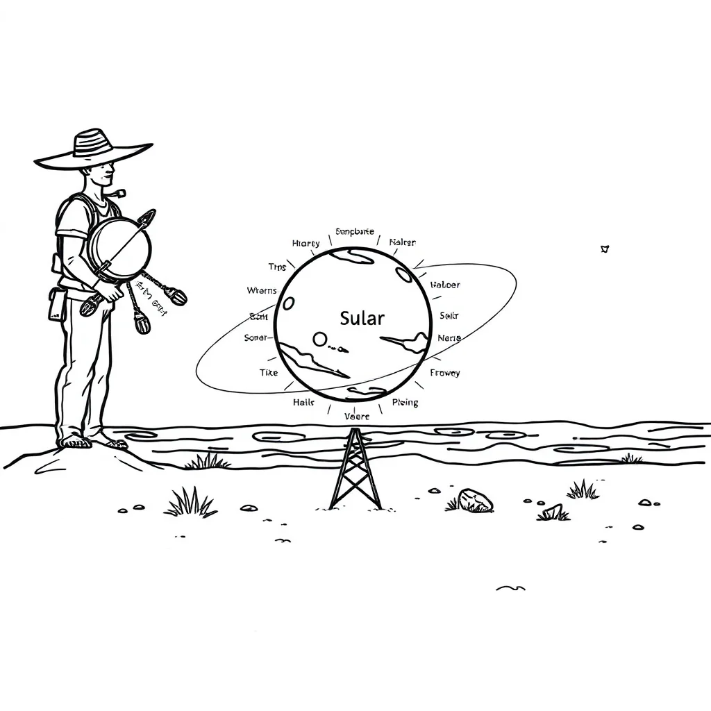 Solar System coloring pages