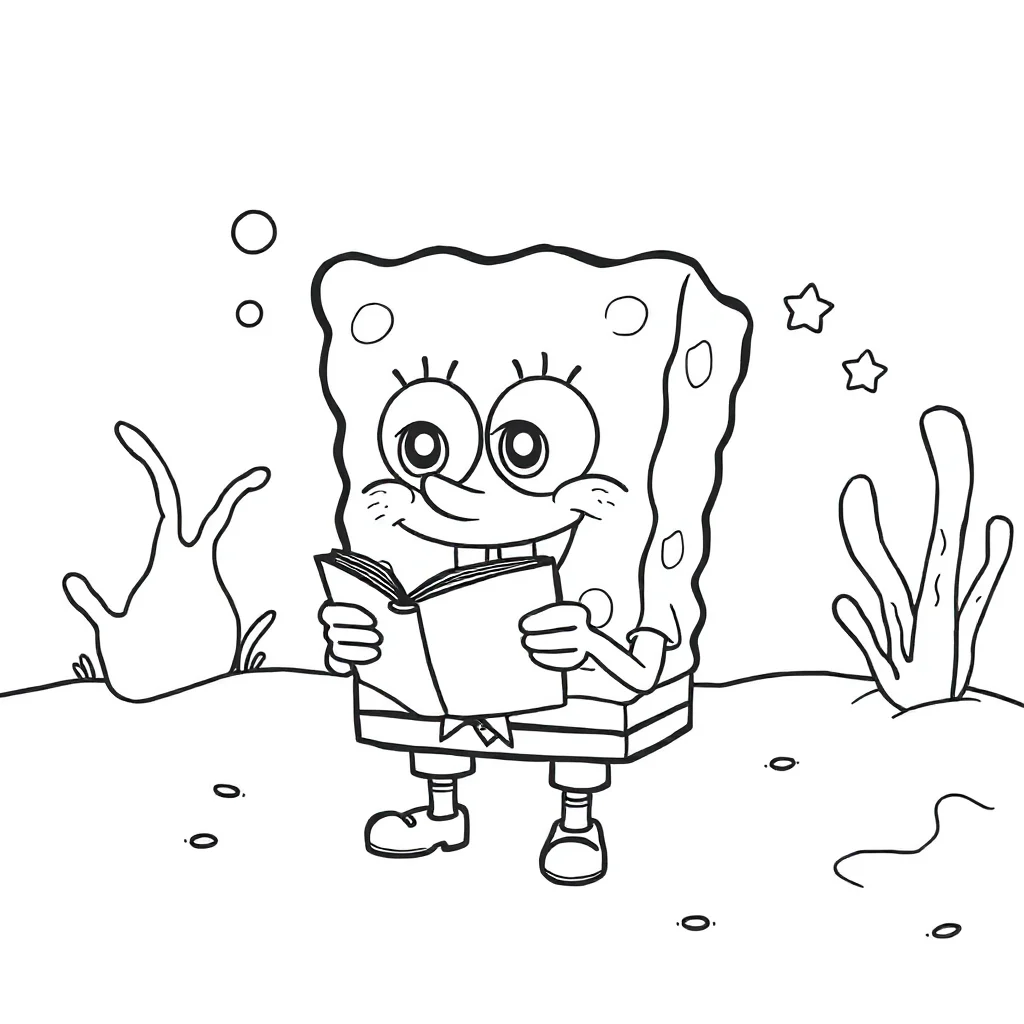 SpongeBob coloring pages