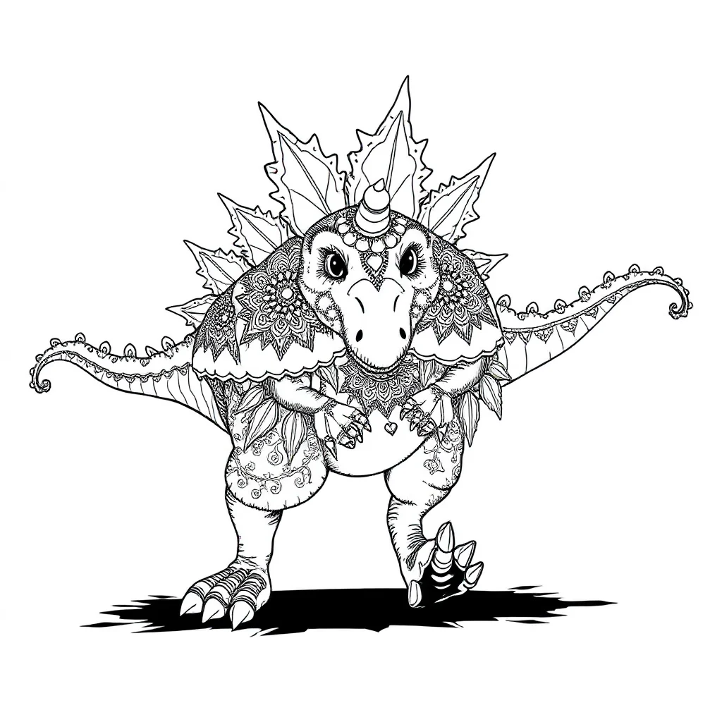 Stegosaurus coloring pages