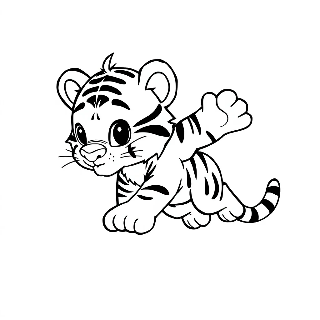 Tigers coloring pages