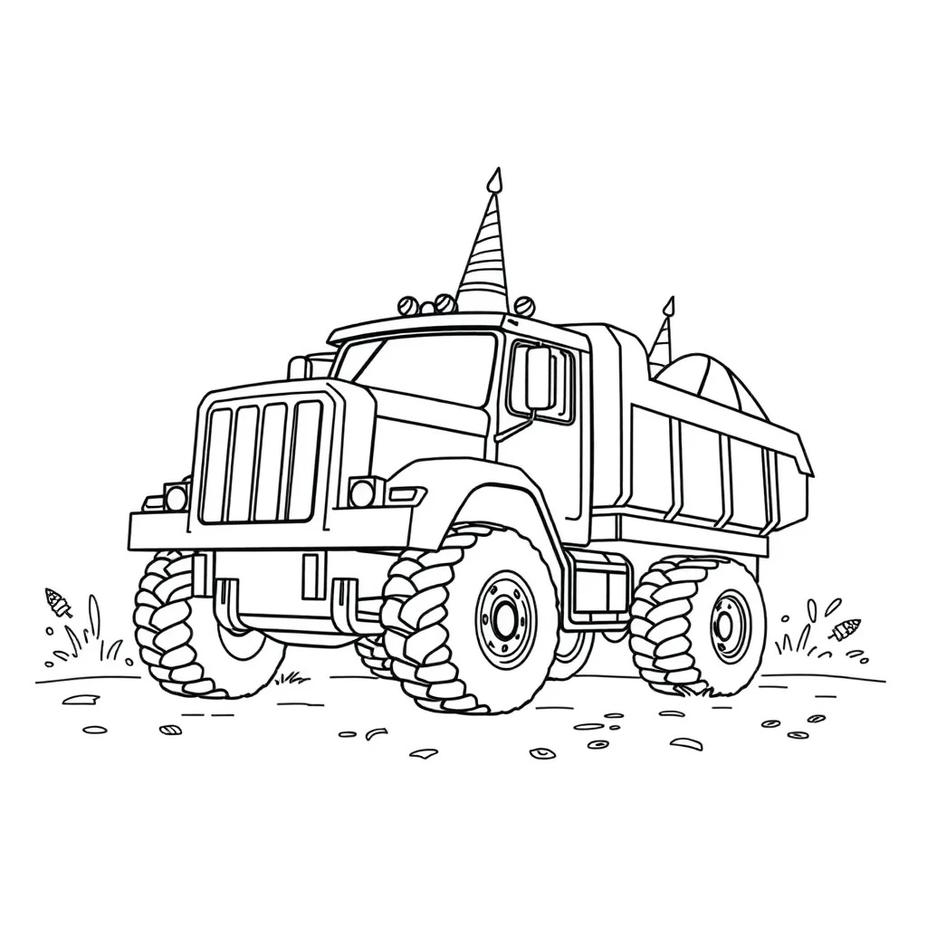 Trucks coloring pages