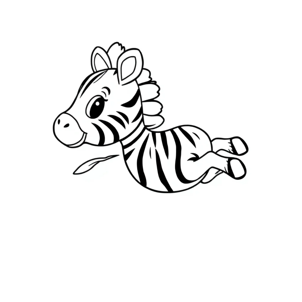 Zebras coloring pages